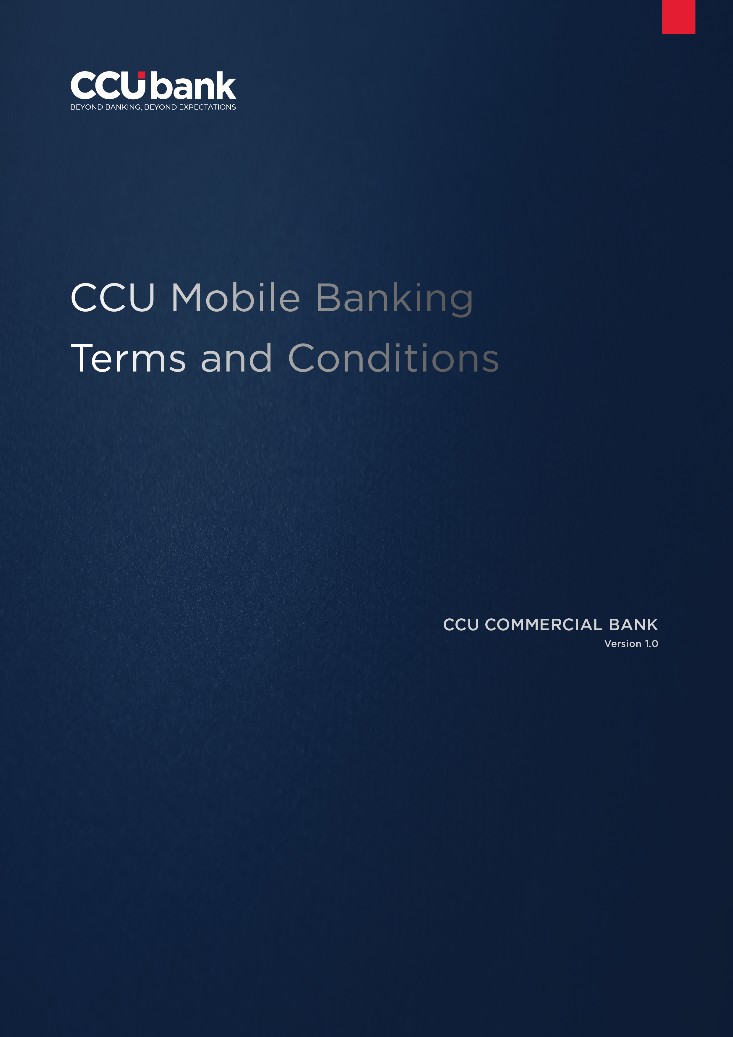 Mobile Banking <br />Term and Conditions